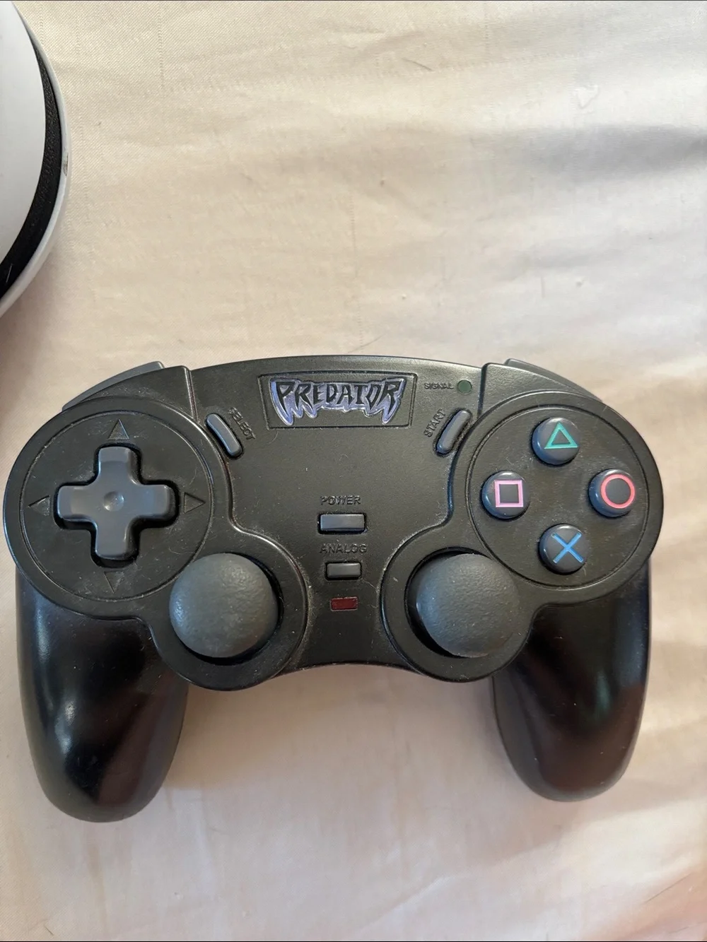 Sony Predator Wireless Controller in Black and Gray with extra case